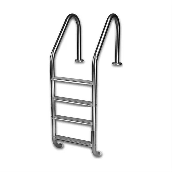 工場カスタムスイミングプール用滑り止めステンレス鋼パイプ、2、3、4、5段用ラダー