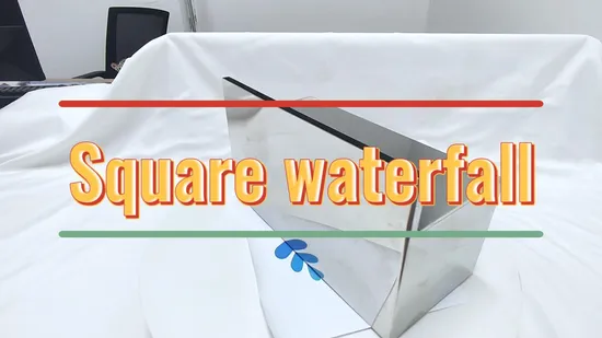 卸売価格ステンレス鋼の高品質のスイミングプールアクセサリー滝プールウォーターSPAウォーターカーテン